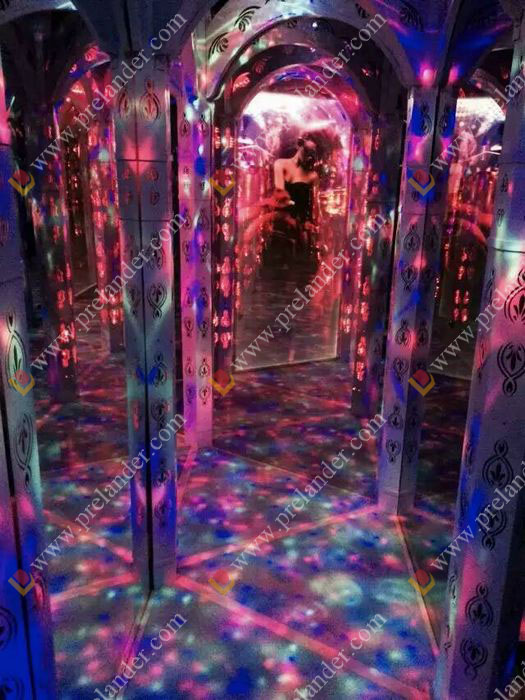 Stainless Steel Hollow out Mirror maze